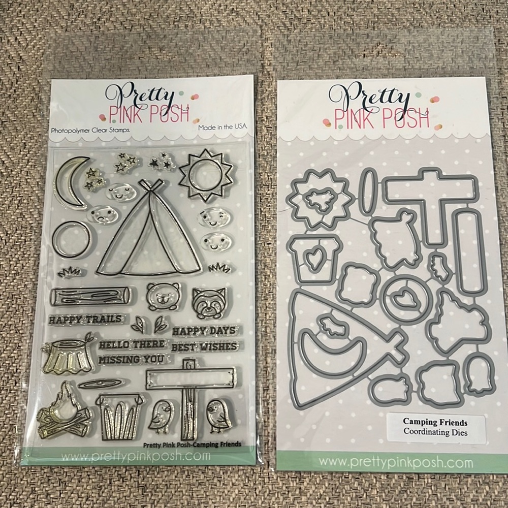 Die cut and stamp set